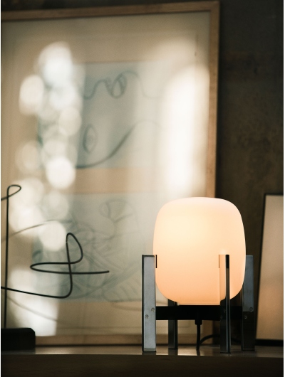 Lámpara Cestita Metálica