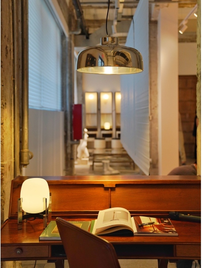 Lámpara Cestita Metálica