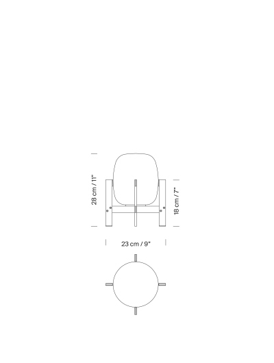 Lámpara Cestita Metálica