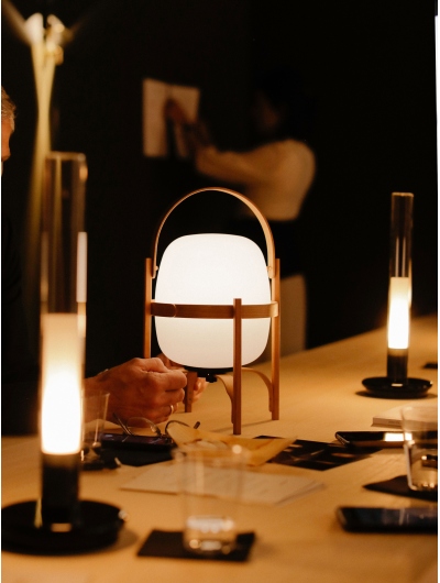 Lámpara Cestita batería