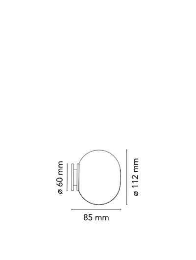Lámpara Glo-Ball mini