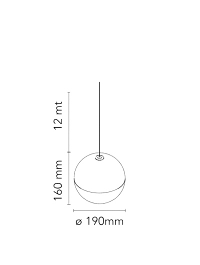 Lámpara String Light Sphere