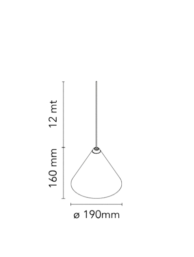 Lámpara String Light Cone